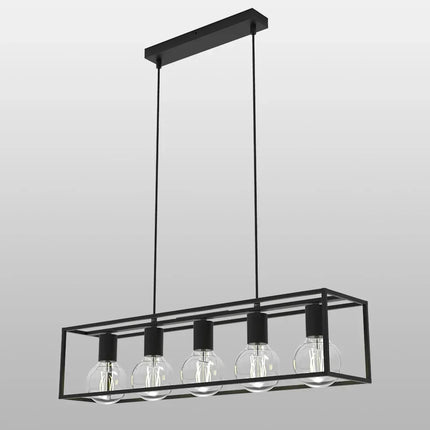 Plafonnier LED suspendu style industriel rétro avec câble réglable — LZ4X9P2