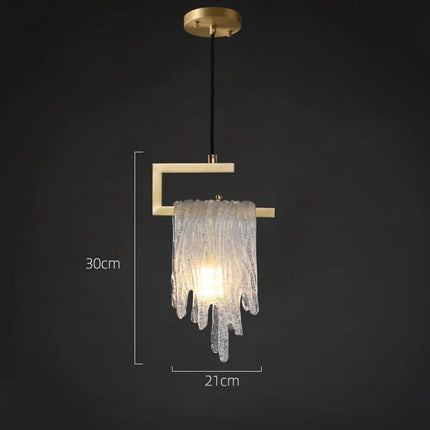 Suspension créative en cuivre pour chambre à coucher