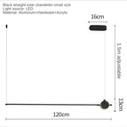 Noir-120cm / Blanc froid