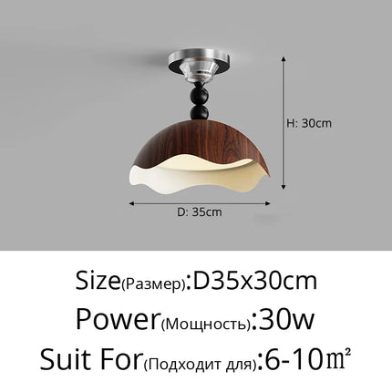 Plafonnier créatif haut de gamme en coquille d'œuf pour chambre girly — LZ4X9P2Q