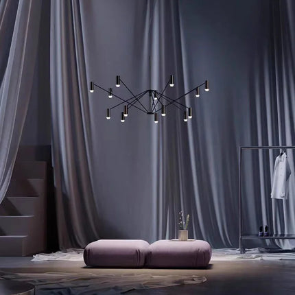 Lustre moderne pour éclairage intérieur élégant — LZ7D9X