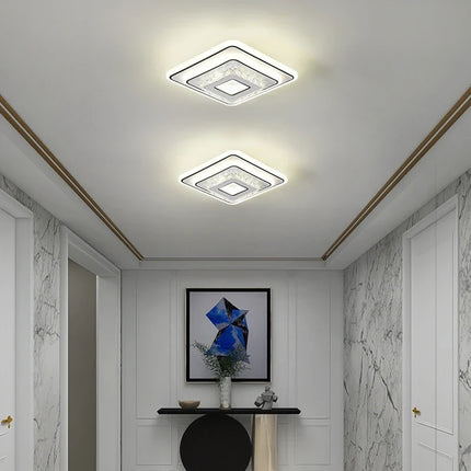 Plafonnier LED créatif en cristal au design minimaliste — LZ7QX2