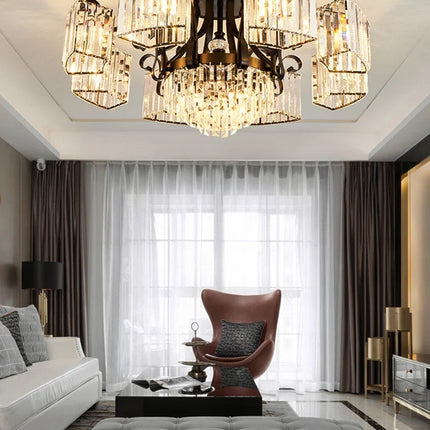 lustre rond à led intensité variable luxe 2022