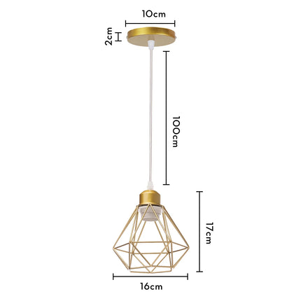 Plafonnier encastré industriel vintage en métal pour intérieur créatif — LZ4X9T2