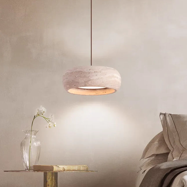 lustre japonais wabi-sabi en pierre pour décoration intérieure vintage