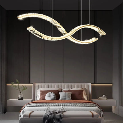 Lustre suspension élégant en cristal — LZ4X9P