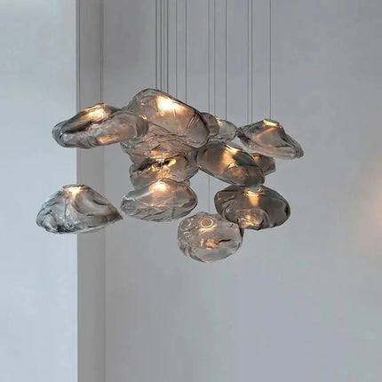 Lustre en verre design nuage décoratif pour intérieur — LZ7FQ2