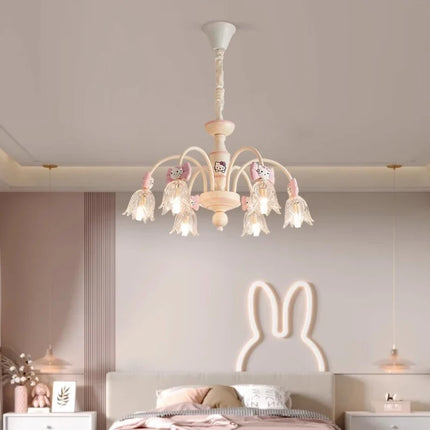 Lustre mignon créatif pour chambre de princesse enfant — LZ7D9X