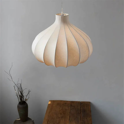 Suspension en soie au design wabi-sabi pour intérieur élégant — LZ4X9M