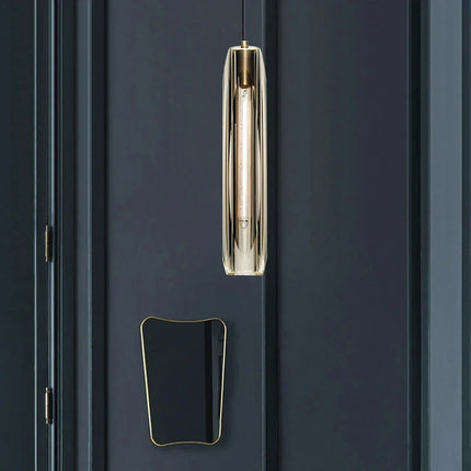 Suspension longue en cristal de luxe design — LZ4X9M