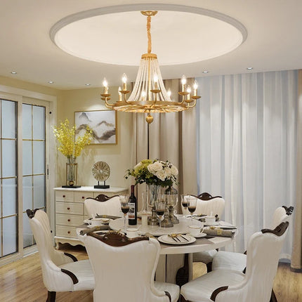 Lustre suspension en cristal lumineux pour décoration intérieure — LZ4X9M