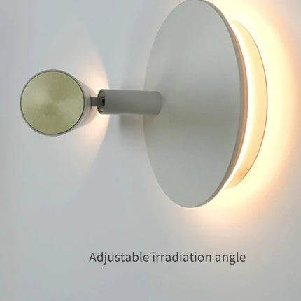 Applique murale minimaliste à double source lumineuse rotative — LZ4X9T2