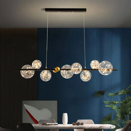 Suspension nordique en verre LED pour décoration intérieure — LZ4X9B