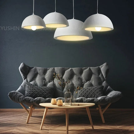 Lustre suspension nordique Wabi Sabi pour décoration intérieure — LZ4XJ7