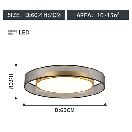 Plafonnier design nordique en cuivre pour décoration intérieure — LZ4X9T