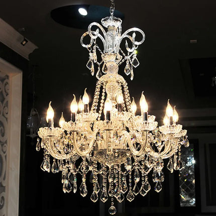 Lustre en cristal LED style nordique pour éclairage élégant — LZ4X9P2