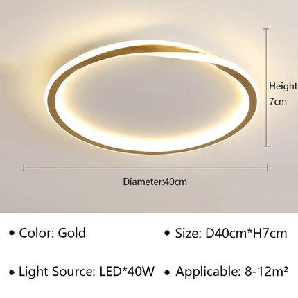 Plafonnier LED moderne pour décoration intérieure élégante et contemporaine — LZ4X9T1