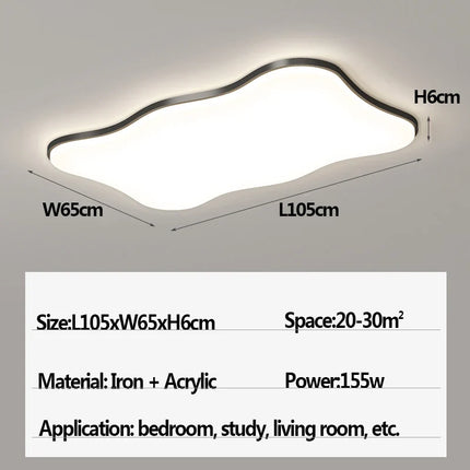 plafonnier moderne à leds pour éclairage intérieur suspendu