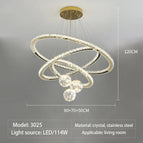 Dia90 70 50CM / Corps doré / Faible luminosité de la télécommande