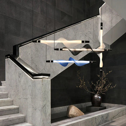 Lustre LED tendance en acrylique design moderne 2024 — LZ7QX9