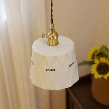 Suspension moderne en laiton et céramique pour intérieur élégant — LZ4X9J
