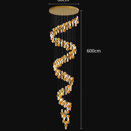 lustre led moderne suspendu éclairage intérieur décoratif