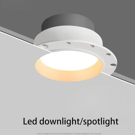 Spot LED ultra fin sans cadre anti-éblouissement pour intérieur — LZ4X9T2