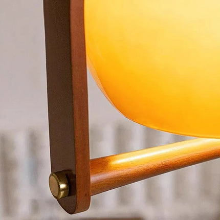Suspension moderne en verre et bois à hauteur réglable pour intérieur — LZ7D9X