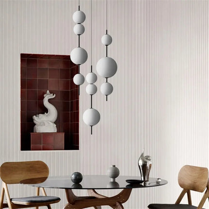Suspension design en perles pour décoration intérieure moderne — LZ4X9Q