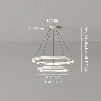 lustre moderne en métal pour éclairage intérieur élégant