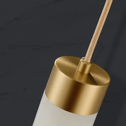 Suspension nordique en marbre et laiton avec cordon réglable — LZ4X9M
