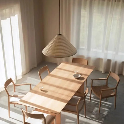 Lustre suspension japonais en papier de riz avec LED — LZ4X9P