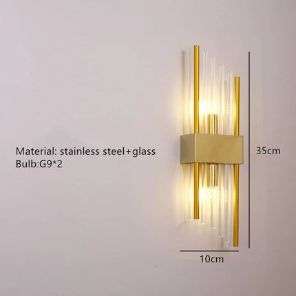Applique murale moderne en verre pour mur TV — LZ4X9P2