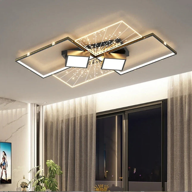Plafonnier LED moderne pour salon et chambre, design original — LZ4X9T