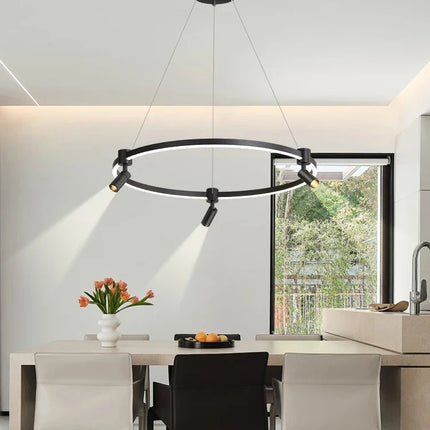 Lustre postmoderne créatif multi-angles pour boutique hôtel — LZ7XQ2