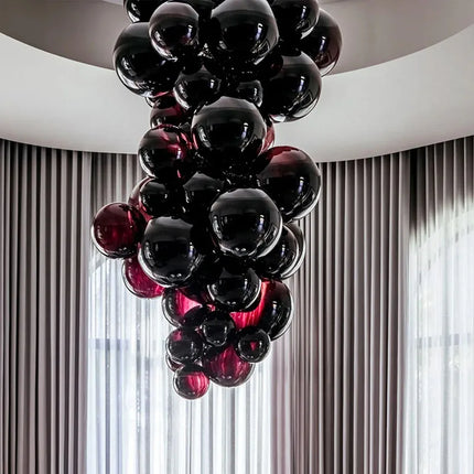 Suspension en verre design italien motif raisin lumineux — LZ4D7Q9