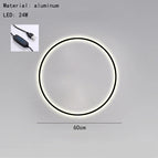 60 cm-noir / Lumière blanche