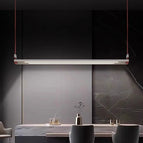 Modèle A / Métal doré / Cuir marron | lumière blanche