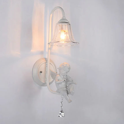 Applique murale moderne en résine ange pour éclairage d’étude — LZ4T9X