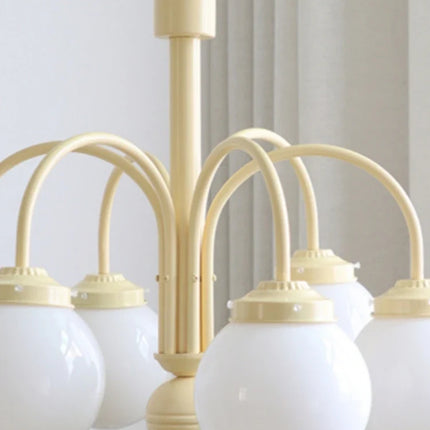 Lustre en verre au style rétro nordique pour décoration intérieure — LZ4X9P