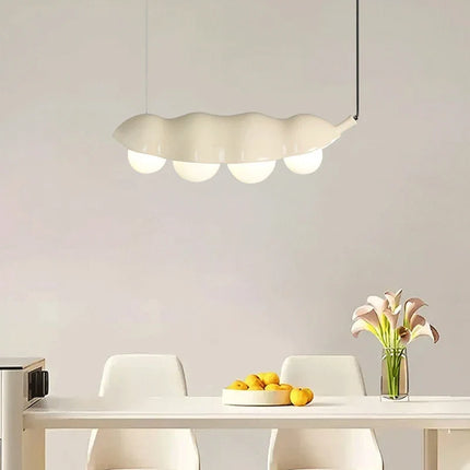 Lustre en verre à pois avec éclairage en résine créative — LZ4X9J