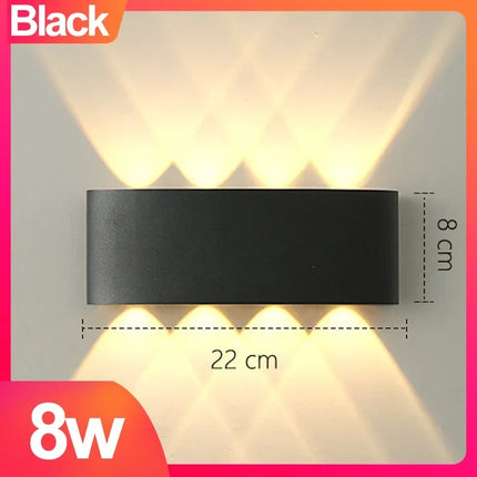 Applique murale LED étanche aluminium éclairage haut et bas extérieur — LZ4X9P2
