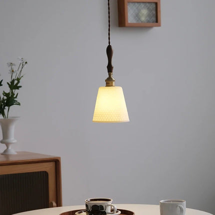 Suspension LED en céramique japonaise pour cuisine et restaurant — LZ4T9XQ