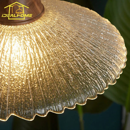 Suspension en verre et cuivre style nordique pour intérieur — LZ4P9XJ