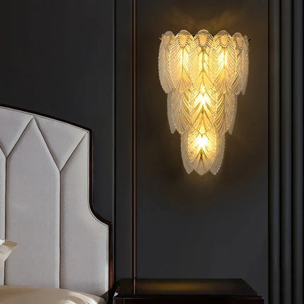 Applique murale LED dorée en cristal à intensité variable — LZ4X9Q2