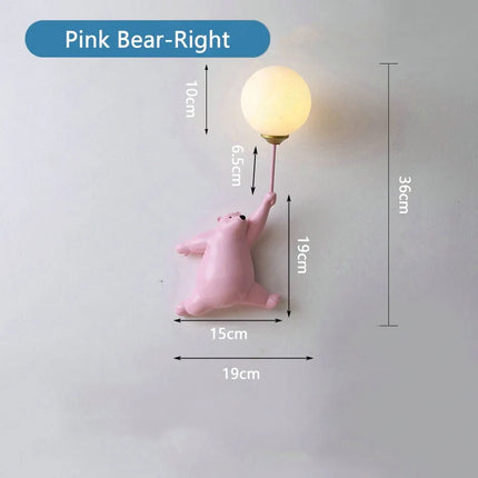 Applique murale 3D dessin animé pour décoration chevet fille — LZ4X9P2