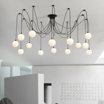 Lustre suspension multi-lumières style nordique pour commerces — LZ4T9XQ