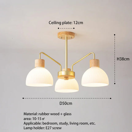 Suspension moderne avec abat-jour en verre pour îlot de cuisine — LZQ7X2