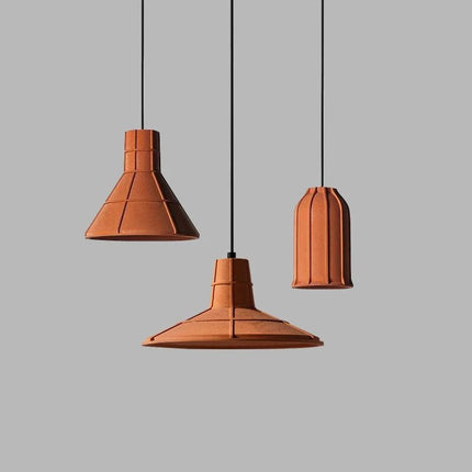 Suspension industrielle au design créatif orange — LZ4X9M