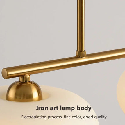 Suspension LED en verre au design nordique moderne décoratif — LZ4X9P